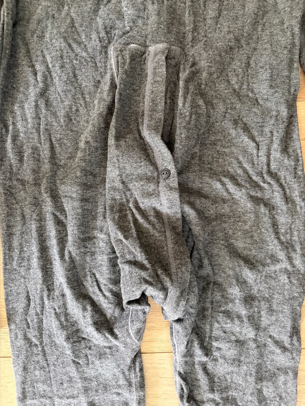 L.L.Bean wool cotton blend Two-Layer Union Suit winter cozy - size medium - Picture 11 of 12